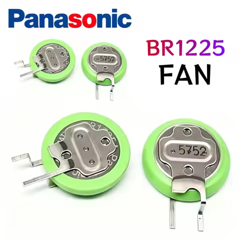 1-100PCS Panasonic BR1225/FAN 3V 48mAh High Temp Lithium Battery HeatResistant BR1225 Coin Button Ce