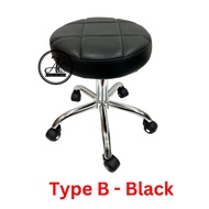 Salon Hair Stylish Chair Premium Quality Adjustable Salon Barber Round Stool Salon Chair Backrest Ke