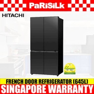 (Bulky) Hitachi R-WB710PMS2-GCK French Door Refrigerator (645L)(Energy Efficiency 2 Ticks)