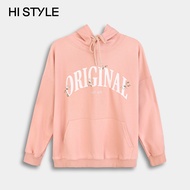 HI STYLE Women Long Sleeve Hoodies Sweatshirt - Pink - FVC410226