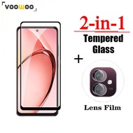 OPPO A3 5G Full Cover Tempered Glass for OPPO A3X A78 5G A38 A58 A96 A76 Camera Lens Screen Protecto