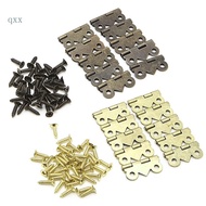 CH*【READY STOCK】 10x Mini for Butterfly Door Cabinet Drawer Jewellery Box Hinge Furniture 20mm x1