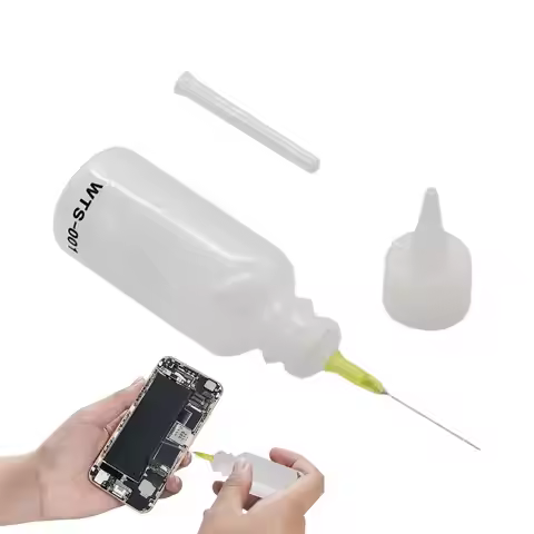 50ML Plastic Liquid Alcohol Bottle Essential Oil Injection Pigment Bottle Mobile Phone Dropper Repai