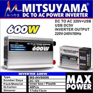 Power Inverter Mitsuyama MS-600 Watt Dc to Ac / Inverter Power DC To AC 600 Watt With USB 5 V Mitsuy