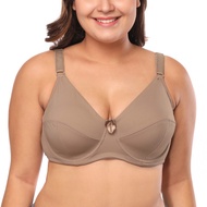 PARIFAIRY Women's  Bra Plus Size Full Cup Bra Solid Color Seamless Bra 36D 38D 40D 42D 44D 46D-3980