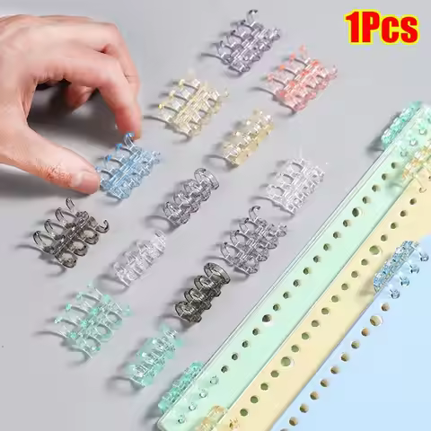 1Pcs Binding Spines Snap Split Binder Rings Learning Cards A4 A5 A6 Notebook Loose Leaf Stationery O
