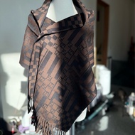 特價優惠🉐 🌸 【精品圍巾｜Fendi FF 大格紋雙色長圍巾】