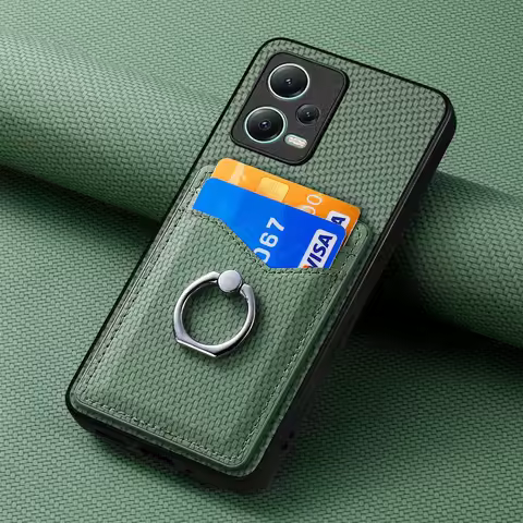 Card Slot Bag Wallet Case For POCO X6 X5 F6 F5 X4 X3 NFC GT M4 M3 M6 Pro M5S F4 F3 C65 Magnet Kickst