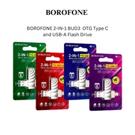 USB Flash drive 2in1 Type-C & USB3.0 | BOROFONE BUD3 METAL HIGH-SPEED FLASH DRIVE