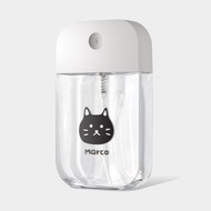 客製化文字 黑貓頭 酒精瓶 卡片式噴霧瓶 PU151