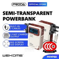 WEKOME Original 3C Powerbank CCC High Power Space Series 15000mAh Fast Charging Laptop With Plug Dua