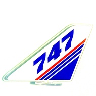 RBF 747 tail 12x16cm Airplane A1216-T-747