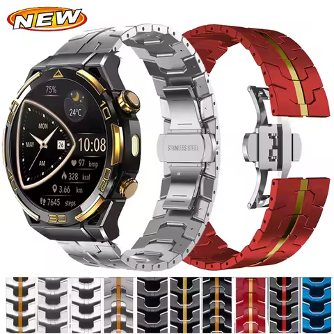 Stainless Steel Strap For Blackview W90 Pro Correa Metal Mens Band For Blackview W80 Pro/W70 W60 W50
