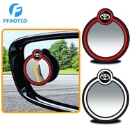FFAOTIO 2PCS Car Wide Angle Blind Spot Mirror 360 Degree Car Accessories For Toyota Wish Hiace Sienta Altis Harrier