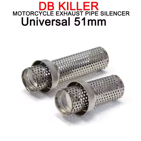 51mm Motorcycle Yoshimura Exhaust Silencer Muffler Escape Moto Metal Catalyst DB Killer For Suzuki H