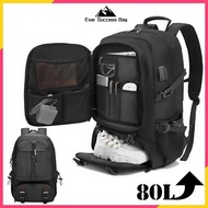 Travel Backpack For Men Extra Large 80L Water Resistant Backpack Airline Approved Business Work Bag