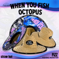 A05 Fizz Straw Hat "Squid Pattern" When you Fish Limited EDITION 2026