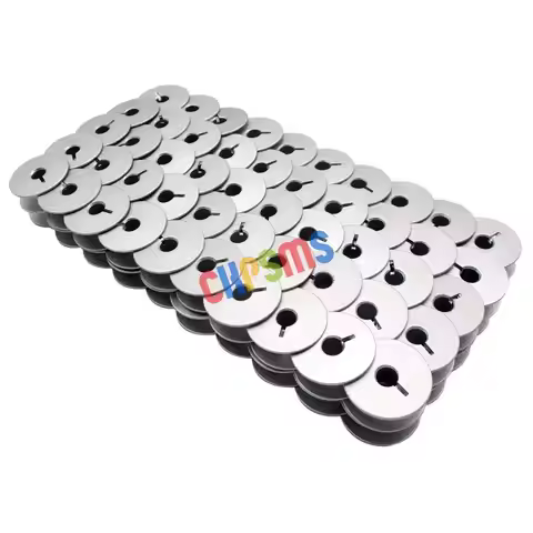 #18034AS (M Size) Aluminum bobbins Compatible with JACK H2 H5 Consew 205RB, 206RB JUKI DU-1181,DNU-2