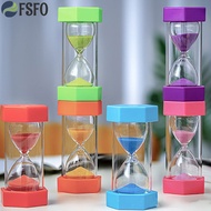 【FSFO】Hourglass Sand Timer Colorful Sand Clock Set 5 Minutes Sand Watch Hour Sandglass