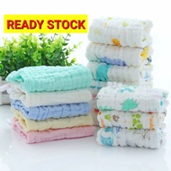 30x30 6 Layer Muslin Cotton Newborn Baby Infant Handkerchief Face Bib