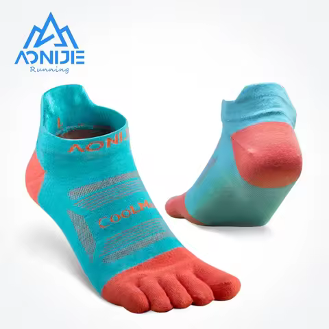 3 Pairs AONIJIE E4801 E4802 Ultra Run Low Cut Athletic Five Toe Socks Quarter Socks Toesocks For Run