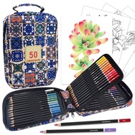 72/120/180/260 Color Lead Pencil Set - Vibrant Watercolor-Style Pencils Erasable Perfect for Artists