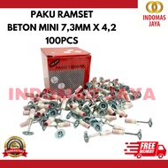 Refill Concrete Nails Stampset Washer Nails Refill Nails Ramset Boset 7.3mm