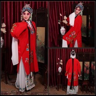 Female Huadan Ancient Costume Middle Sleeve Huangmei Drama Female Cloak Chinese Style Performance Cl
