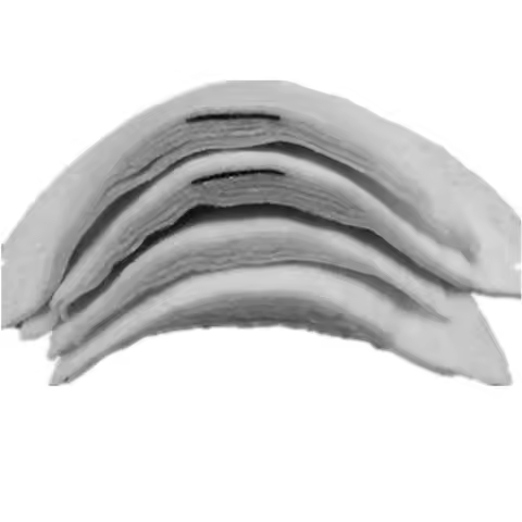 10 Pairs Sponge Shoulder Pads White Soft Padded Encryption Foam Garment Accessories Anti-Slip for Me