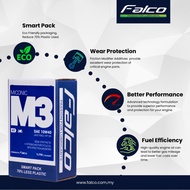 FALCO SMART PACK MICONIC M3 10W40 SEMI-SYNTHETIC MOTORCYCLE ENGINE OIL 4T