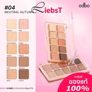 อายแชโดว์ 10 เฉดสี เนื้อแมทท์ และชิมเมอร์ odbo Iconic Eyeshadow Palette (OD2029)