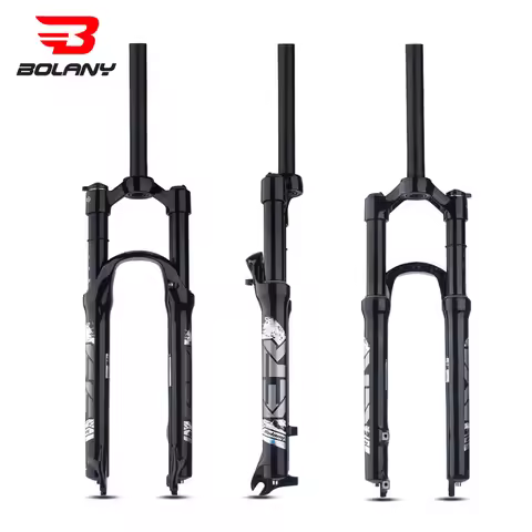 BOLANY Air and Oil R29 Bike Fork 26/27.5 Inch Suspension Come with Air Pump Adjustable Air Pressure 