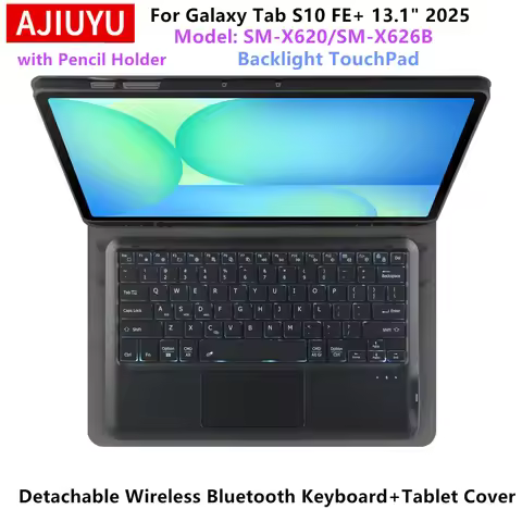 Magic Keyboard for Samsung Galaxy Tab S10 FE Plus 13.1 inch Case Funda for Tab S10 FE Plus FE+ 13.1'