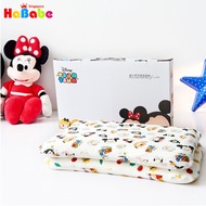 Disney Thailand childrens latex pillow baby cotton knitted baby head shaped pillow gift pillow
