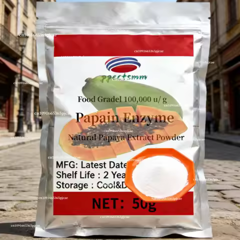 Customized Aluminum Foil Bag Papain Papaya Extract Powder,DIY Homemade Soap Making Scients [Latest P