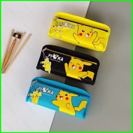 BH2 Cartoon Pokemon Pikachu Double-layer Pencil Case School Gift For Kids Pencil Bag HB2