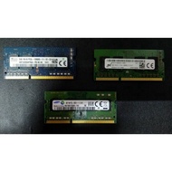 (USED) 2GB 4GB  DDR3L PC3L-12800S 1RX8 1RX16 1600Mhz CL11 NOTEBOOK SO DIMM MEMORY
