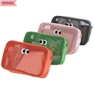 KOTAKA Storage Bag, Dopamine Color Mesh Cosmetic Bag