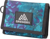 Gregory 藍花  三折錢包