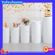 [YAFEXHM] 5pcs Cylinder Stand Covers Cylinder Pedestal Stand Covers Party Wedding decor