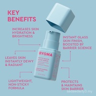 BYOMA Phyto-Mucin Glow Serum - Mucin Face Serum for Glass Skin - Plumps, Primes + Hydrates - Flawles