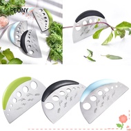 PEONIES Herb Cutter Stripper, Stainless Steel Multifunctional Vanilla Vegetable Greens Leaf Remover,