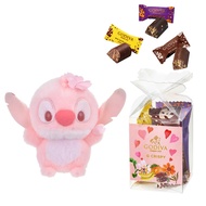 [Direct from Japan] [Rose Garden Yume Kobo] Sakura Pooh 2024 SAKURA Urupocha-chan Plush Toy &amp; Godiva Chocolate Gift Set (Stitch), 100% Authentic, Free Shipping