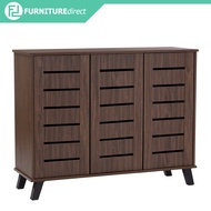 Furniture Direct IRAN TROIS 3 door shoe rack cabinet/ rak kasut/ rak kasut bertutup/ rak kasut kayu