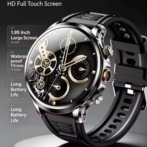 H18 Full Function Android Smart Watch HD Display Large Memory Wi-Fi GPS Locator Men Women Wristwatch