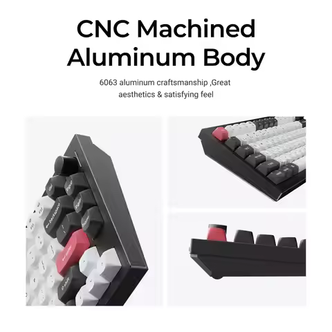 Keychron Q1 HE ISO Layout Collection QMK Wireless Custom Mechanical Keyboard Magnetic Switches Adjus