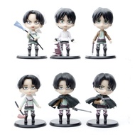 โมเดล เอเลน เยเกอร์ และ รีไวล์ แอคเคอร์แมน Attack on titan มี 6 แบบ สูง 9-10 cm สินค้าพร้อมส่ง เก็บป