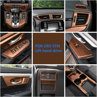 Accessories for Honda CRV 5TH  2017 2018 2019 2020 2021  Peach wood grain Interior ABS Decoration Co