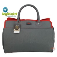 Romar Polo กระเป๋าเดินทางแบบถือ/เบ็ดเตล็ด ขนาด 18 นิ้ว B-Lined Code 21101-4 Red (Grey)