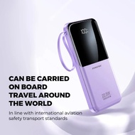 Pineng PowerBank 22.5W Fast Charge Built-in Cable Type-C & Fruit PN-797PD 10KmAh PN-798PD 20KmAh